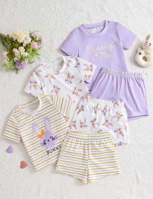 03 ENSEMBLES SHORT ET T-SHIRT RAYEE