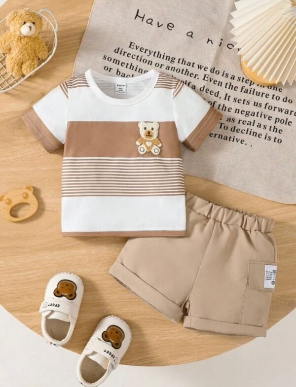 ENSEMBLE TEE-SHIRT ET SHORT GARCON