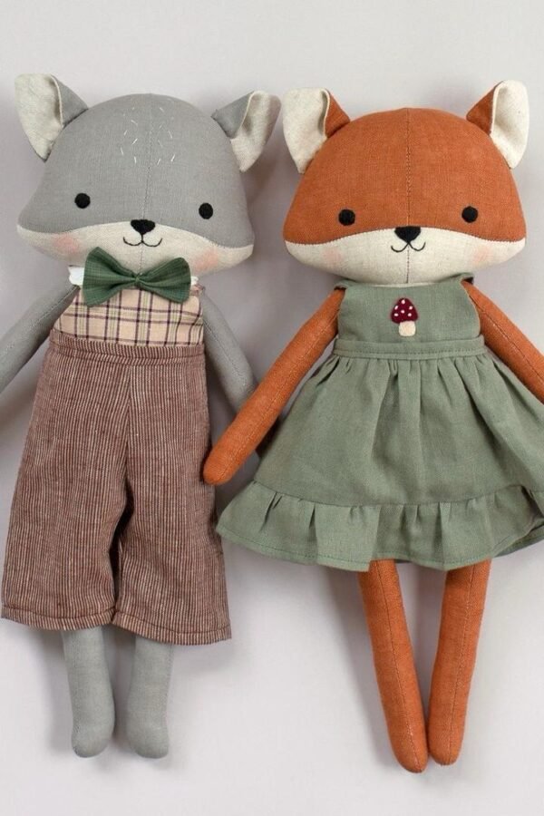 PELUCHE RENARD EN TISSU