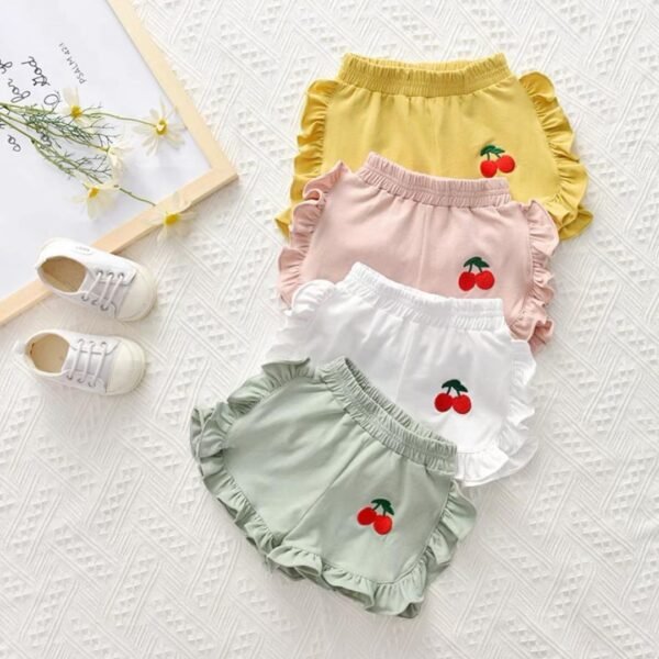 Short à volants pour bébé fille