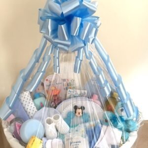 PANIER DE NAISSANCE POUR BEBE GARÇON