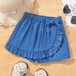 Jupe-culotte à jambes larges décontractée