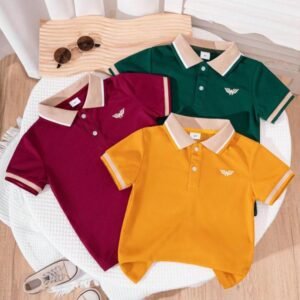 Lot de 3 polos à manches courtes