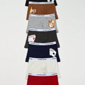 Lot de 7 boxers confortables à imprimés Poker 